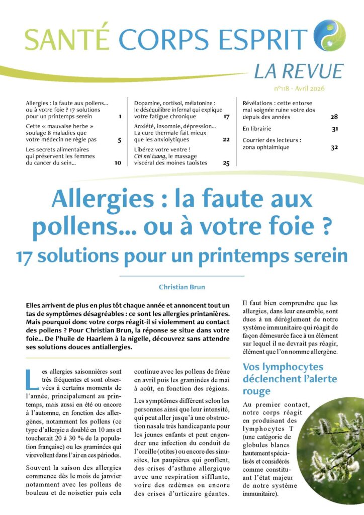 Allergies : la faute aux pollens… ou à votre foie ? 17 solutions pour un printemps serein